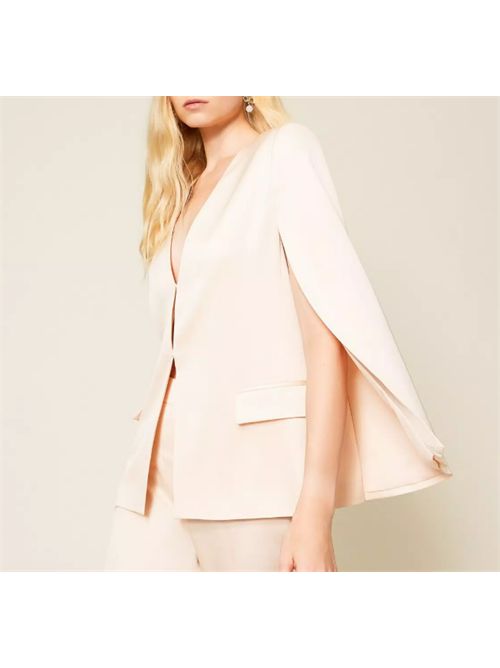 CAPE JACKET TWIN SET | 261TP240007222 PARCHMENT